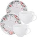 Ver imagem 1 de Kit Jogo Xicaras 8 Pessoas 8 Pçs Natal Noel Natalino 250ml