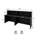 Ver imagem 5 de Conjunto 2 Balcões de Atendimento e Recepção Comercial 140x60cm para Loja, Comércio e Escritório