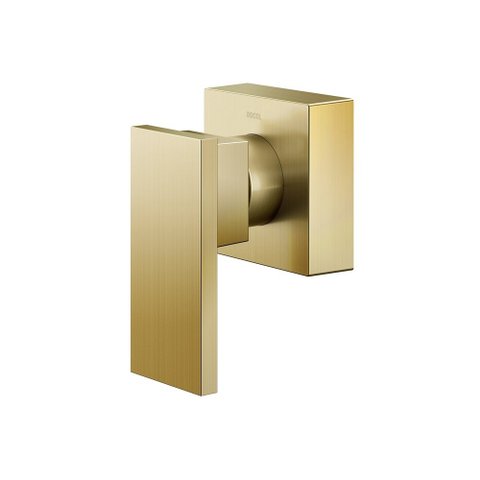 Acabamento Para Registro Docol New Edge 925872 Para Base Deca 1/2", 3/4" E 1" Ouro Escovado