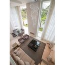 Ver imagem 4 de Lustre de Cristal Legitimo Dna 42cm Pé Direito Duplo Vão de Escada Sala Alta com Lâmpadas LED - 2,50