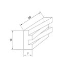 Ver imagem 3 de Arandela Zig Zag Quarto Sala Escada Corredor Lavabo Espelho Living Hall Entrada - Branco