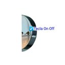 Ver imagem 2 de Arandela Milão Com Tecla Para Quarto Cabeceira de cama Leitura Painel - Cúpula Preta