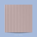 Ver imagem 3 de Painel Ripado Laminado de Eva Autocolante Flexível Rolo 10mt Rosa
