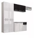 Ver imagem 1 de Cozinha Completa Itatiaia Amanda 4 Peças Branco e Preto