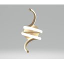 Ver imagem 3 de Arandela Led Dourada Para Quarto Sala Escada Corredor Lavabo Espelho Painel Cabeceira De Cama