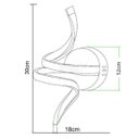 Ver imagem 4 de Arandela Led Dourada Para Quarto Sala Escada Corredor Lavabo Espelho Painel Cabeceira De Cama