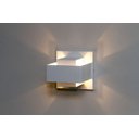 Ver imagem 2 de kit Arandela Ekis Quarto Sala Escada Corredor Lavabo Living Hall Entrada - Branco Fosco - Luz Branca