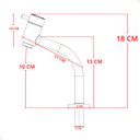 Ver imagem 4 de Torneira para Banheiro Lavabo Link Bica Baixa Preto Black