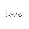 Enfeite Love Preto Letreiro Decorativo 8x23x1cm Metal - 1
