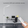 Luminária Coluna Moderna Haste Flexivel De Led Com Controle Remoto Sala Poltrona Leitura - 2