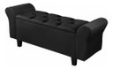 Ver imagem 3 de Recamier Baú para Cama Casal 1,30m Lara Premium Estilo Decorativo Closet Estofado Cor Preto