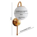 Ver imagem 4 de Arandela Jabuticaba Dourada Para Hall de Entrada Sala Cabeceira de Cama