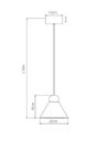 Ver imagem 2 de Luminária Pendente Led Cone Para Balcão Mesa Bancada Área Gourmet