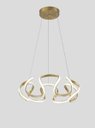 Ver imagem 1 de Pendente LED Moderno Dourado para Mesa Sala de Jantar Quarto Área Gourmet