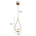 Ver imagem 4 de Lustre Pendente Moderno Jabuticaba Bronze para Bancada Balcão Quarto Mesa de Cabeceira Cabeceira de Cama