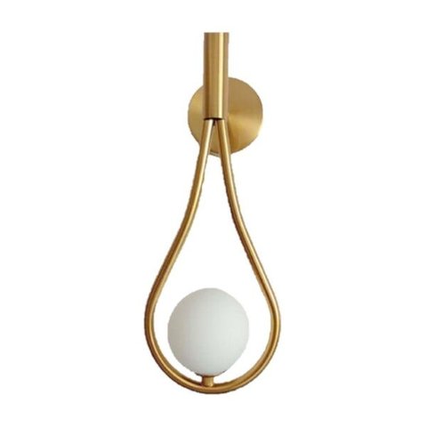 Arandela Jabuticaba Bronze Para Hall de Entrada Sala Cabeceira de Cama