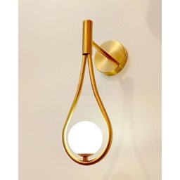 Arandela Jabuticaba Bronze Para Hall de Entrada Sala Cabeceira de Cama - 3