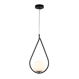 Lustre Pendente Moderno Jabuticaba Preto para Bancada Balcão Quarto Mesa de Cabeceira Cabeceira de Cama - 3