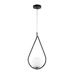 Lustre Pendente Moderno Jabuticaba Preto para Bancada Balcão Quarto Mesa de Cabeceira Cabeceira de Cama - 1