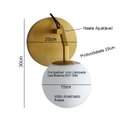 Ver imagem 2 de Arandela Jabuticaba 15cm Para Hall de Entrada Sala Cabeceira de Cama
