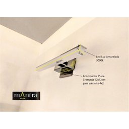 Luminária Arandela Led Para Espelho Banheiro Lavabo Quadro Cozinha Maquiagem Camarim - 4 Luminária Arandela Led Para Espelho Banheiro Lavabo Quadro Cozinha Maquiagem Camarim - 4