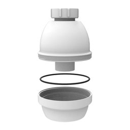 Sifão Tubo Extensivo Branco c/Copo e Canopla Blukit - 9