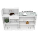 Ver imagem 7 de BALCAO CAIXA LOJA L M25.2020.B 100% MDF (COMERCIO, GERAL) MUNDI MOVEIS Branco