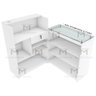 BALCAO CAIXA LOJA L M25.2020.B 100% MDF (COMERCIO, GERAL) MUNDI MOVEIS Branco - 8