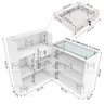 BALCAO CAIXA LOJA L M25.2020.B 100% MDF (COMERCIO, GERAL) MUNDI MOVEIS Branco - 5