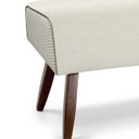 Ver imagem 2 de Recamier Decorativo com Pés de Madeira Viseo D02 160cm Linho Bege B-172 - Lyam Decor