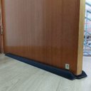 Ver imagem 2 de Protetor Veda Porta Poliéster Preto 90cm - Lyam Decor