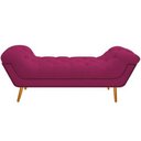Ver imagem 5 de Kit Cabeceira 90 cm Suede + Calçadeira Madrid Pink