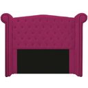 Ver imagem 2 de Kit Cabeceira 90 cm Suede + Calçadeira Madrid Pink