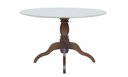 Ver imagem 3 de Conjunto Mesa Redonda Tampo com Vidro 120cm com 5 Cadeiras em X Prime Wood