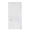 Ver imagem 1 de Porta Lambril de Alumínio Branco com Puxador Linha 30 Roma - Direita / 210 x 80
