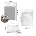 Ver imagem 4 de Jogo de Cama Queen Size 200 Fios Nova América - Marcelo 7770