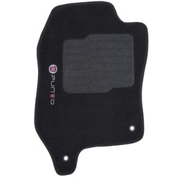 Jogo de Tapete Automotivo Carpete Fiat Punto 2012 À 2018 Soft Logo Bordado Preto 5 Peças S/m Soft Pr - 4