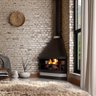 Lareira de Parede para Canto Andes Metávila - 2