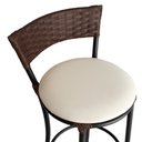 Ver imagem 4 de Conjunto de 4 Banquetas Alta Forts em Aço Carbono e Fibra Sintética
