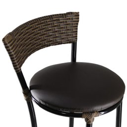 Conjunto de Banquetas Alta e Bistrô (sem Vidro) de Aço Carbono - 3