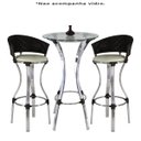 Ver imagem 1 de Bistrô Conforto Sem Vidro 2 Banquetas Fibra Sintética Tab./Gelo