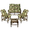 Conjunto Poltrona e Namoradeira 4 Lugares Indiana Bambu 14269 - 1