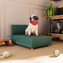 Ver imagem 1 de Cama Box Pet Cachorro Porte Menor 60 cm Betoven Cores - Comprar Moveis em Casa: Azul