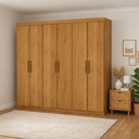 Ver imagem 1 de Guarda Roupa 6 Portas 2 Gavetas Perla -grand Line