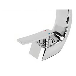 Torneira Banheiro Cascata Curva Cromada Premium - 3