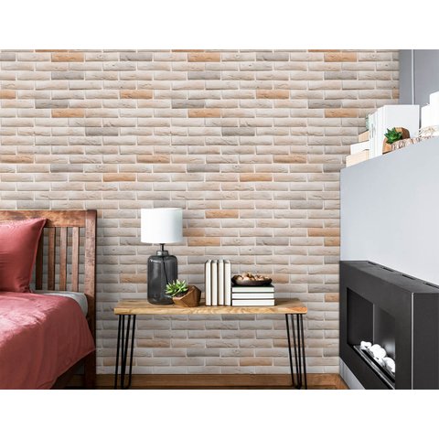Papel de Parede Tijolo 10 Arte Destaque 3,50 Metros