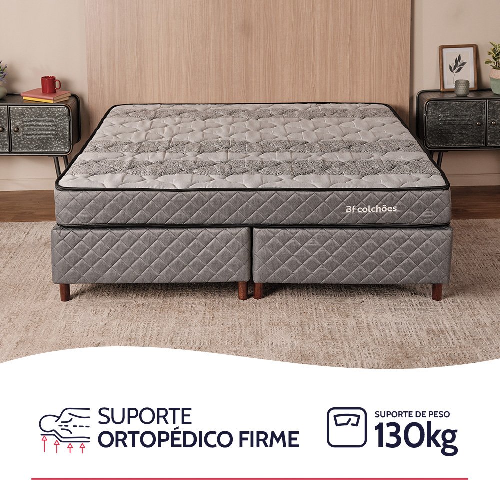 Colchão Solteiro Bf D33 Ortopédico Firme 88x188x17 - 3