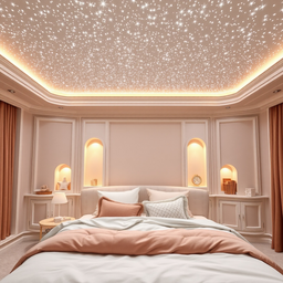 Céu Estrelado Original Branco Led Fibra Ótica 600 Pontos - 10