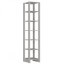 Ver imagem 4 de Guarda-roupa Closet 2 Peças com 1 Cabideiro e 9 Nichos Yes Nova Mobile