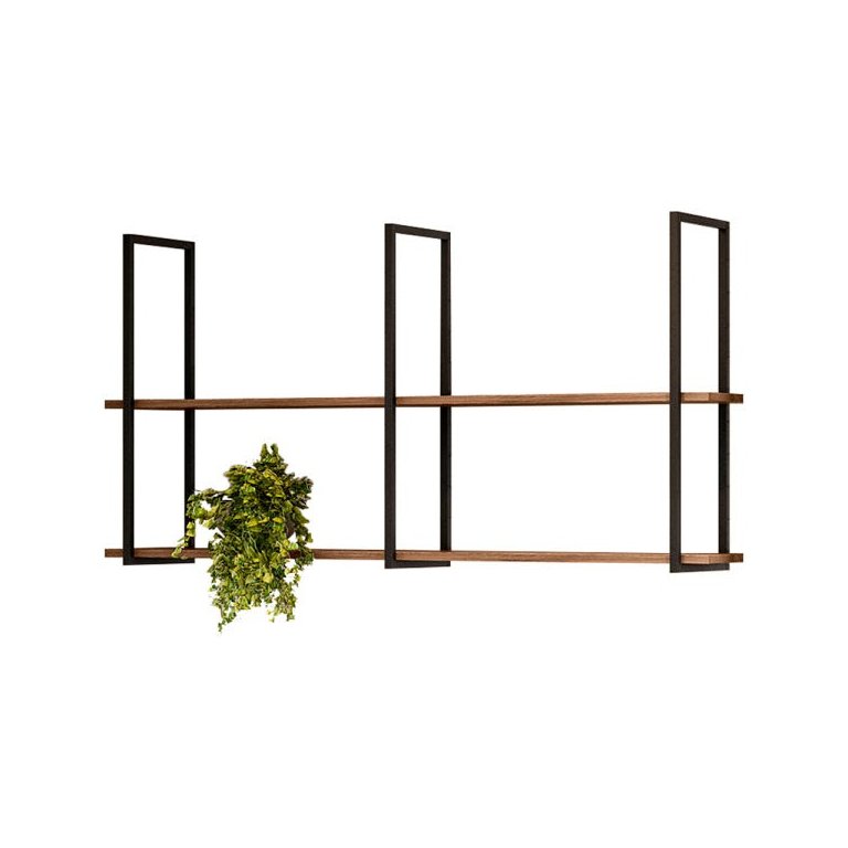 Prateleira Decorativa Industrial Multiuso 135cm Design D01 Demolição - Lyam Decor